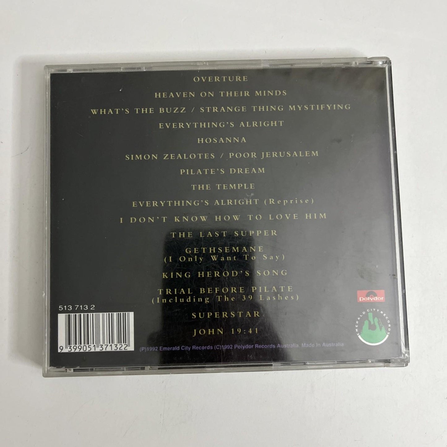 Australian Cast – Jesus Christ Superstar: The Album (CD, 1992)