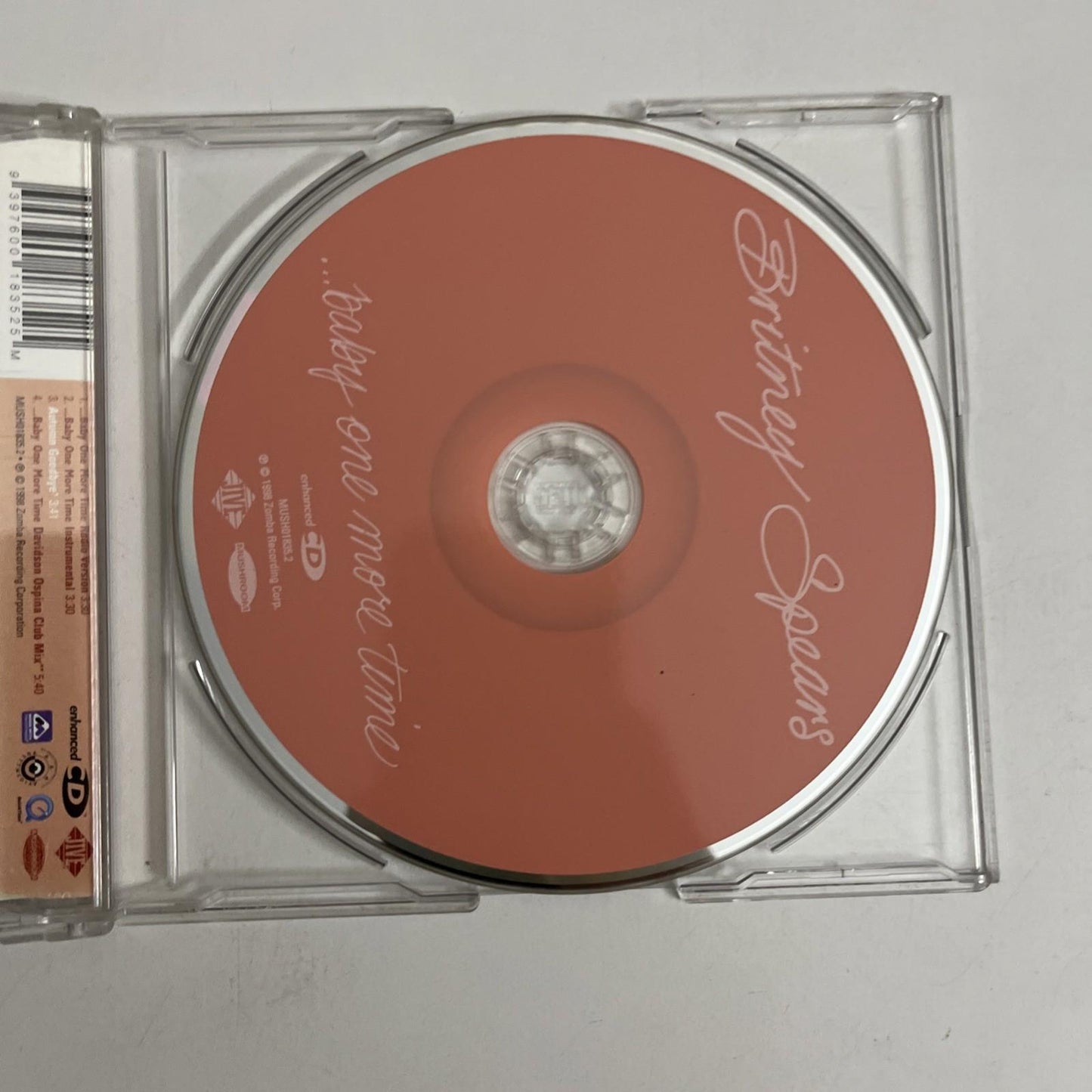 Britney Spears – ...Baby One More Time (CD, 1998) Single Enhanced MUSH01835.2