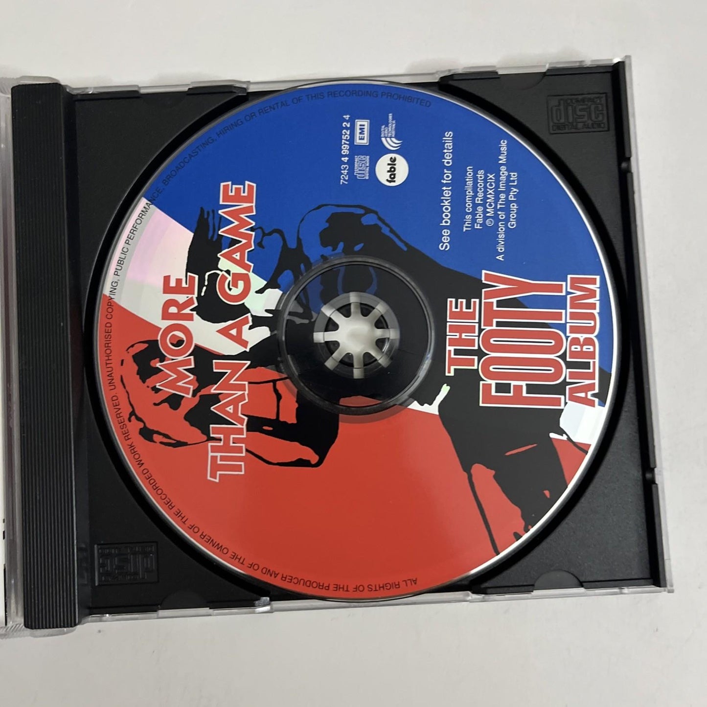 More Than A Game -The Footy Album (CD, 1997) Australia 7243 8 59120 2 3