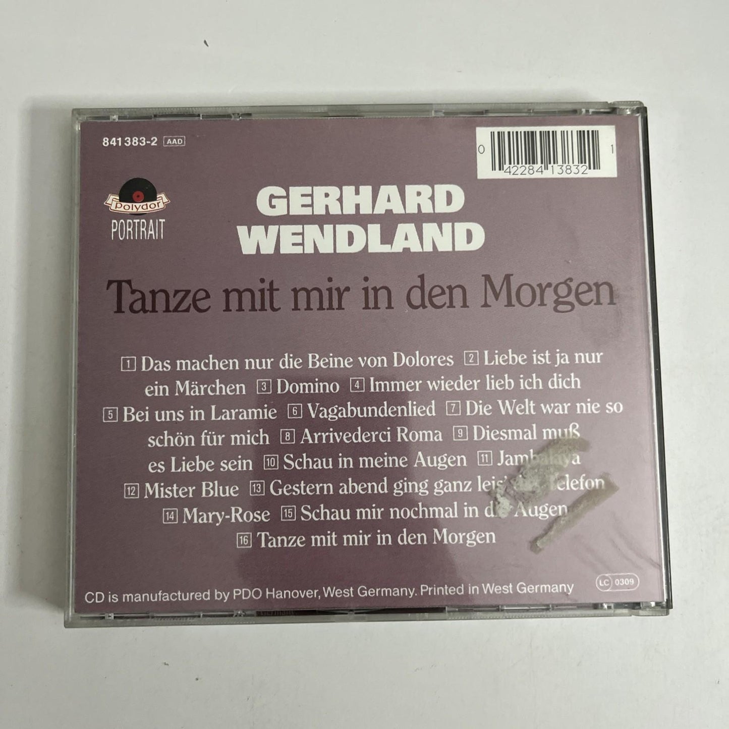 Gerhard Wendland – Tanze Mit Mir In Den Morgen (CD) Germany 841 383-2