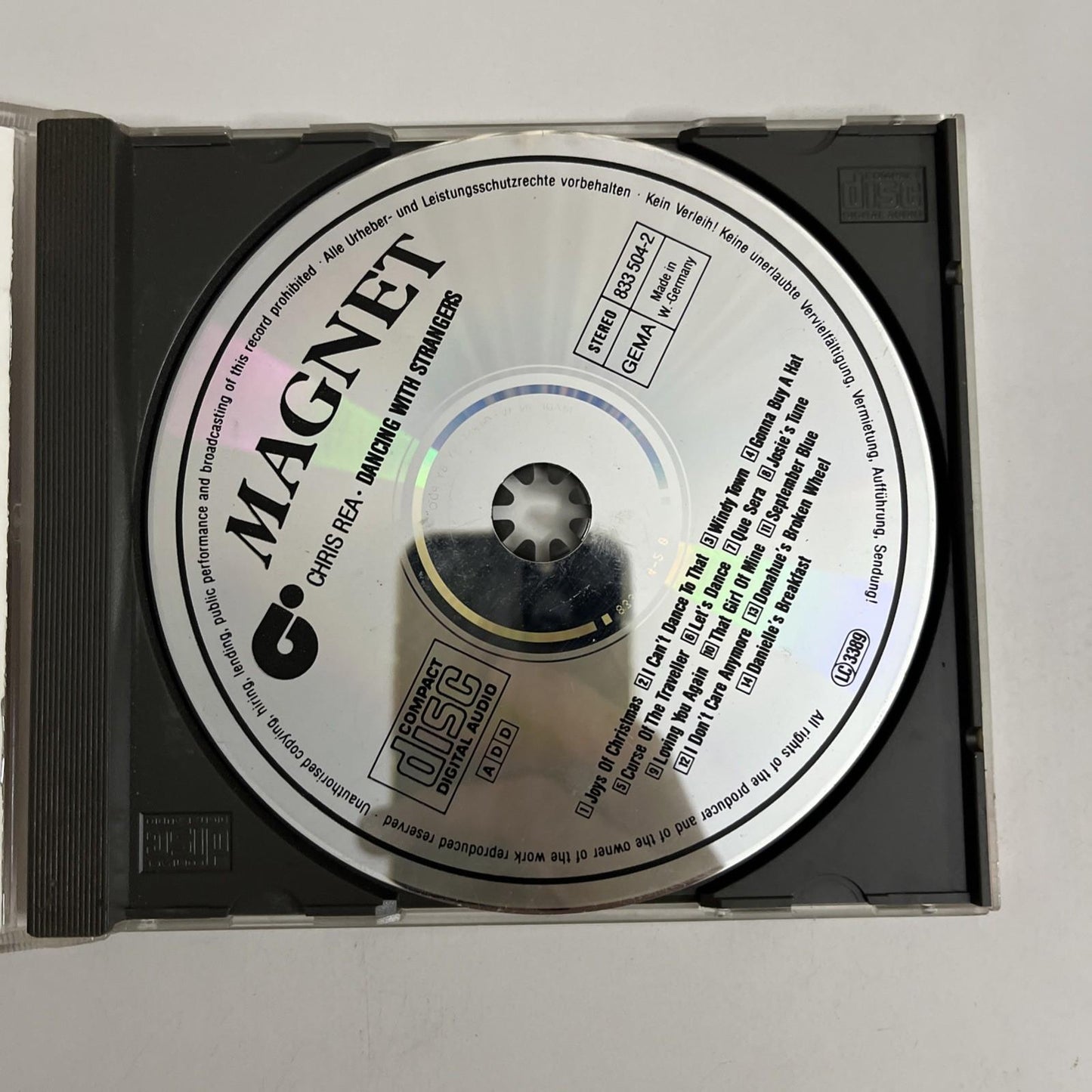 Chris Rea – Dancing With Strangers (CD, 1987) Germany 833 504-2