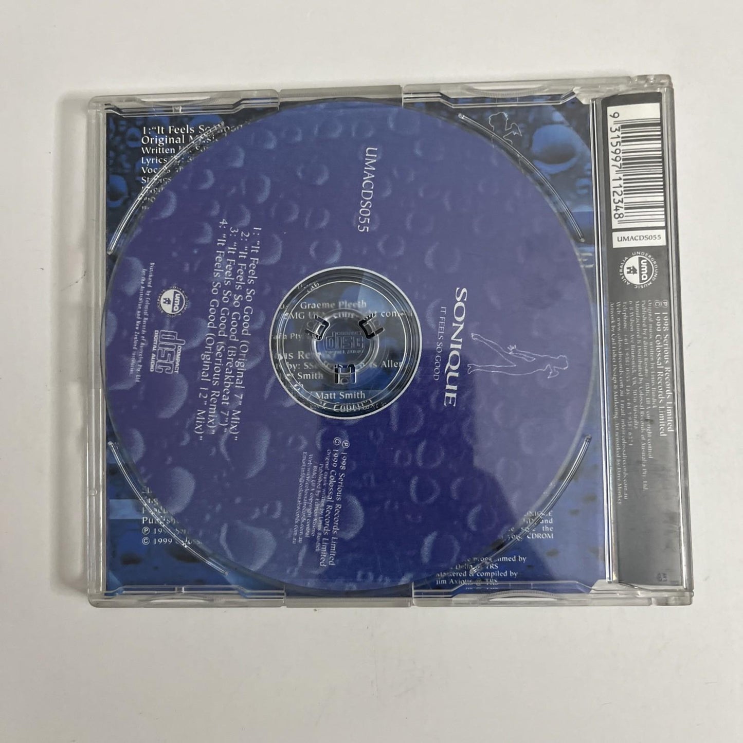 Sonique – It Feels So Good (CD, 1999) Australia UMACDS055