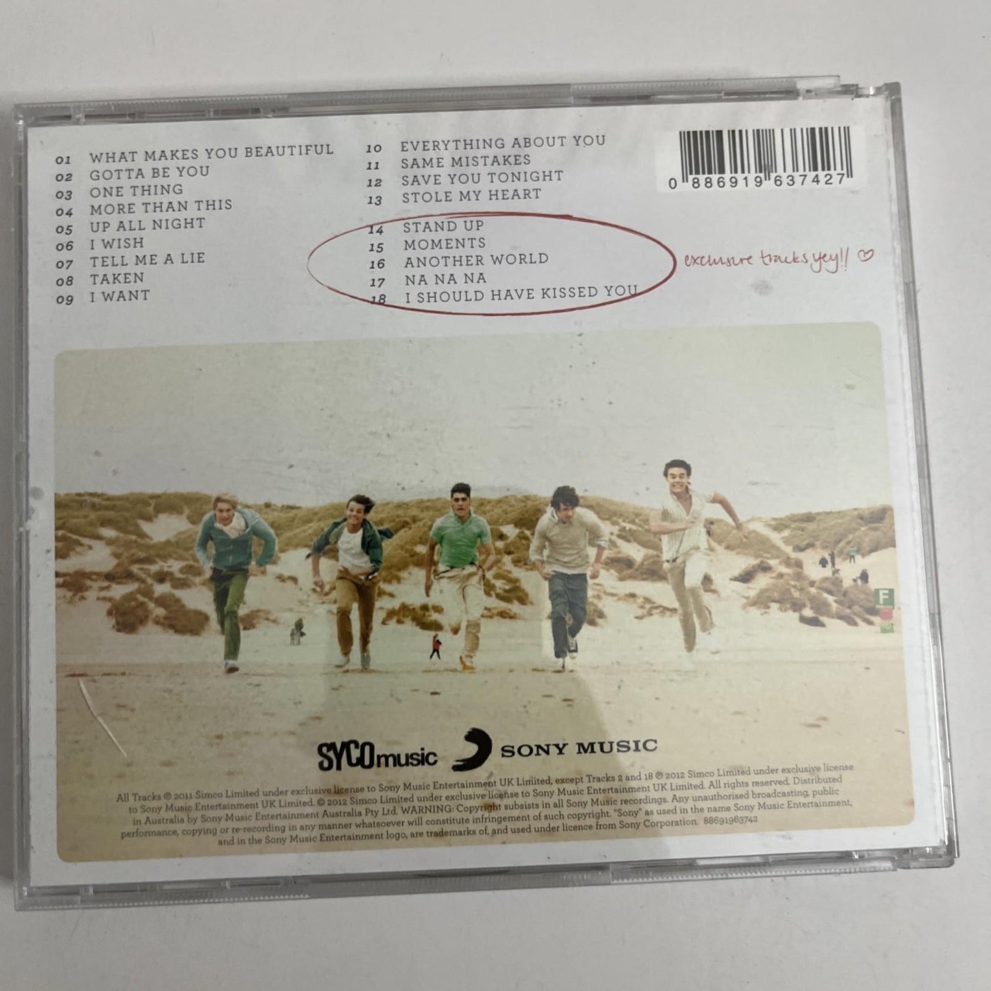 One Direction – Up All Night: The Souvenir Edition (CD, 2012) Australia