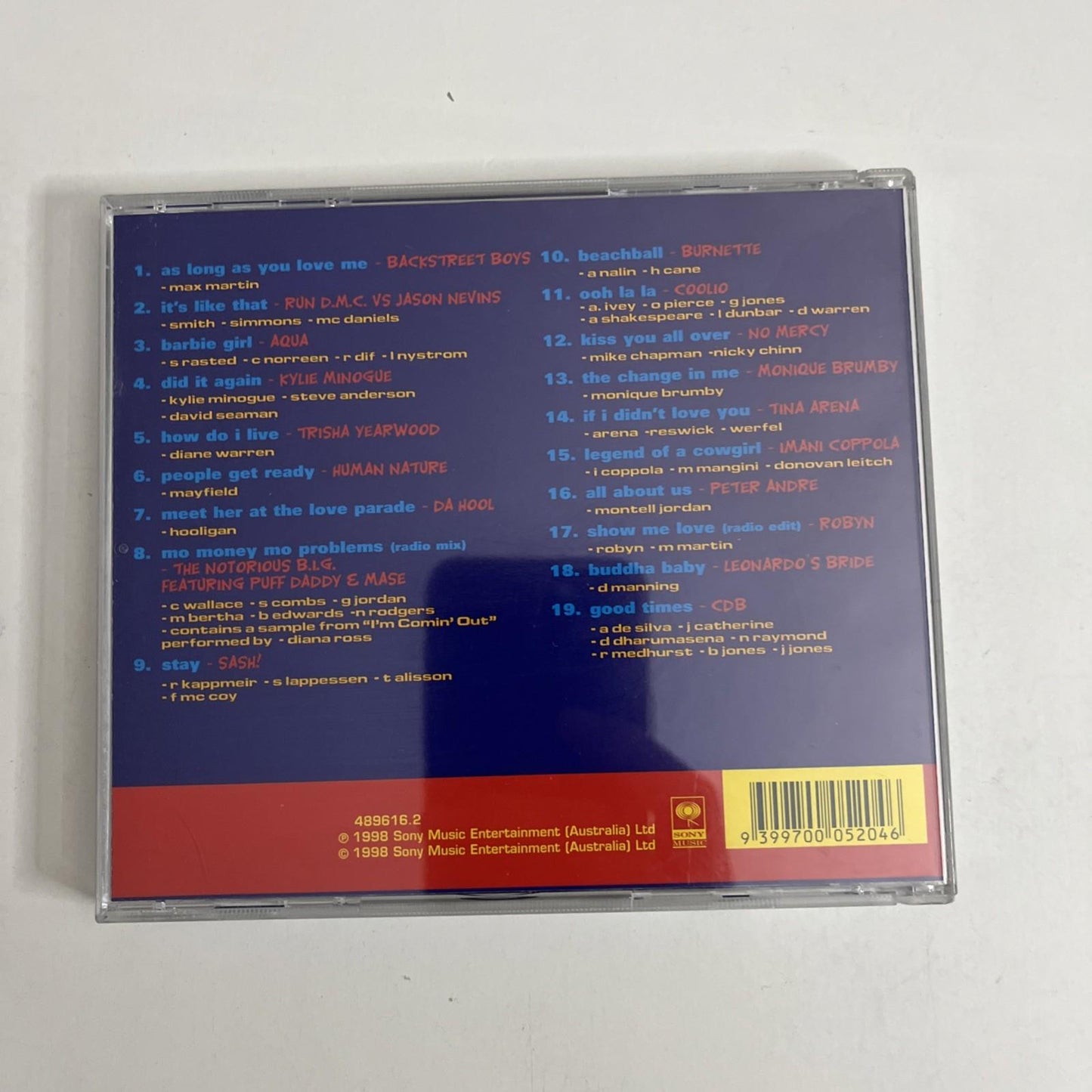 Various – Hit Machine 19 (CD, 1998) Australia 489616.2