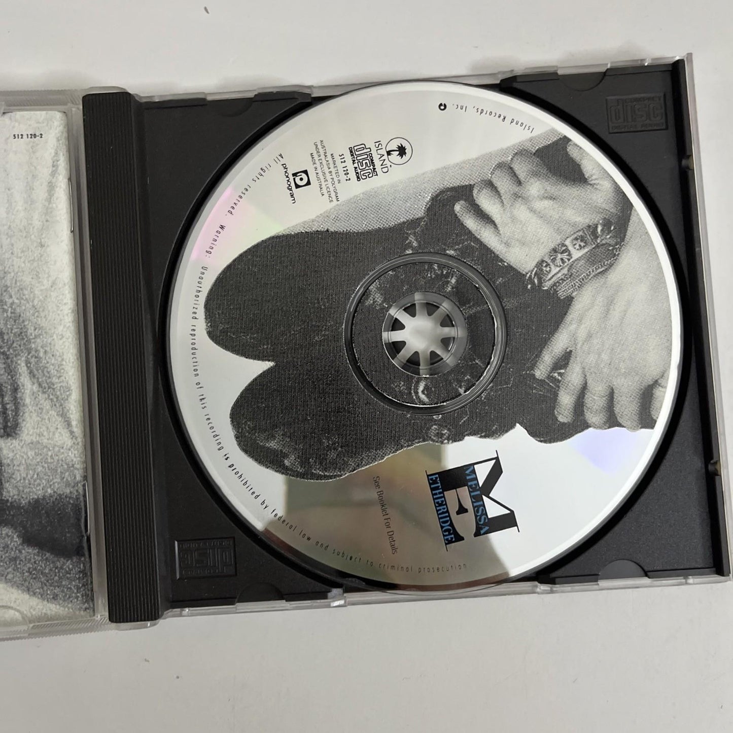 Melissa Etheridge – Never Enough (CD, 1992) Australia 512 120-2