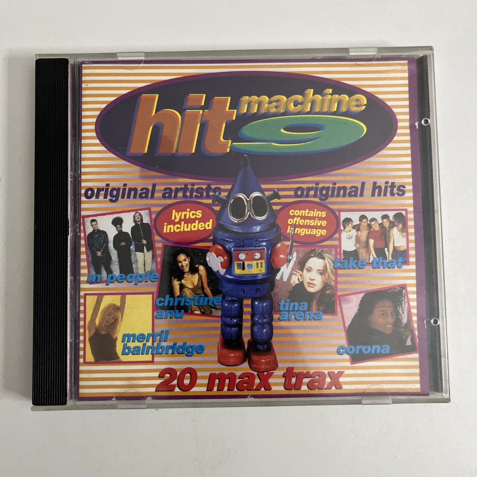 Various – Hit Machine 9 (CD, 1995) Australia D50031 – Retro Unit
