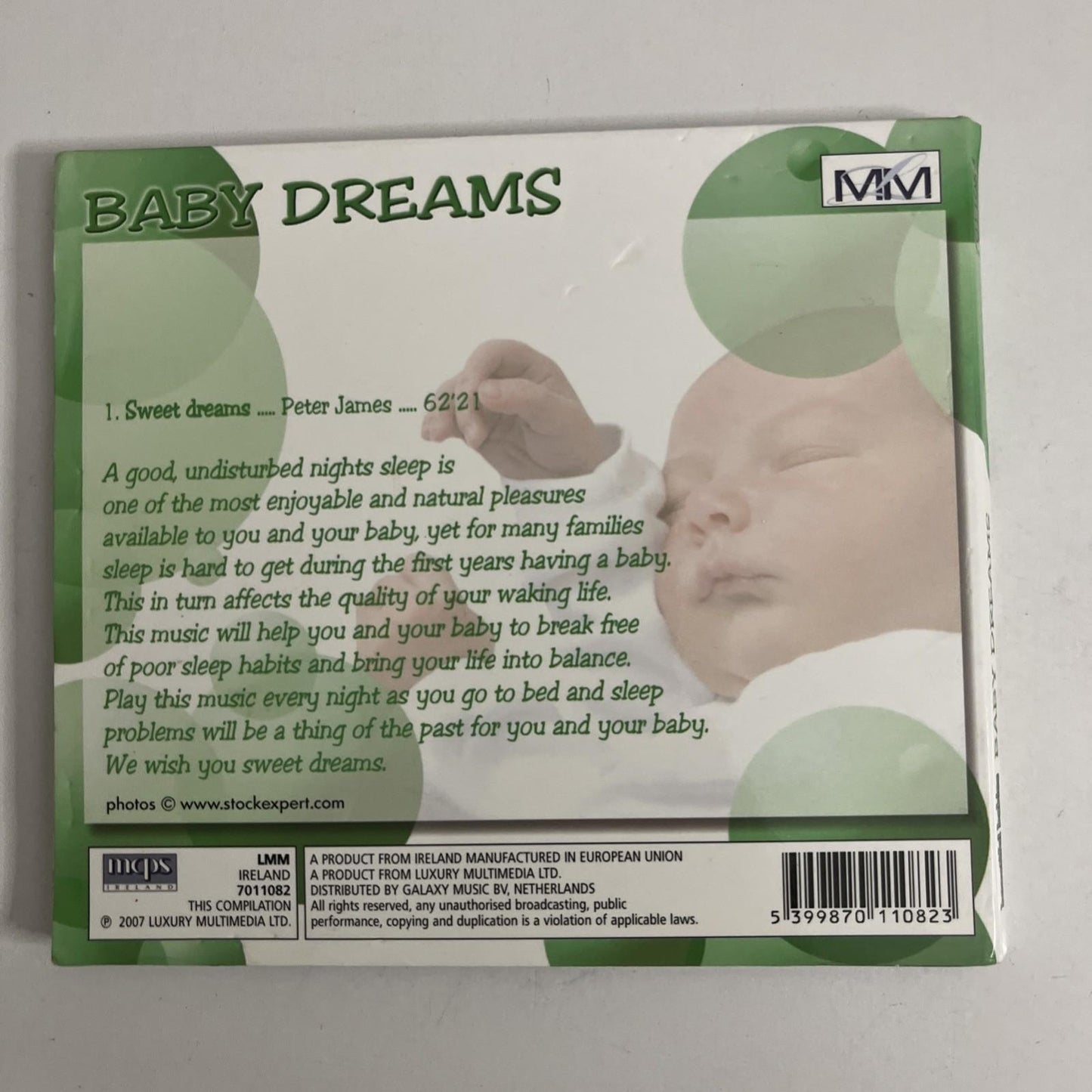 Peter James – Baby Dreams (CD, 2007) Europe Digipak 7011082