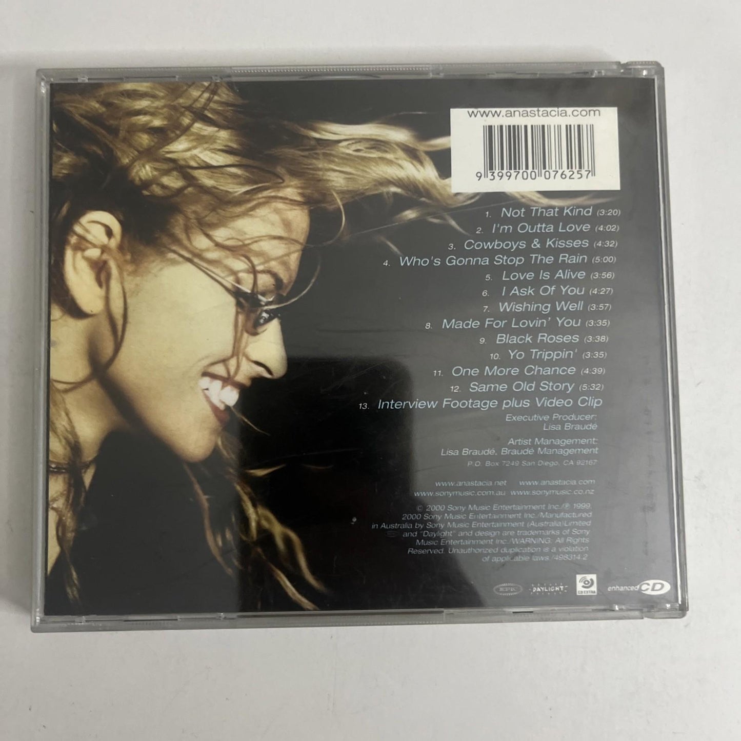 Anastacia – Not That Kind (CD, 2000) Australia 498314.2