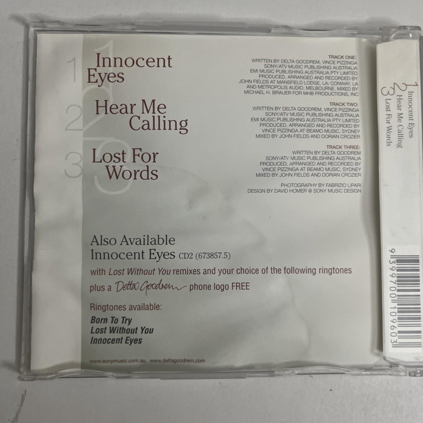 Delta Goodrem – Innocent Eyes (CD, 2003) Australia 673857.2