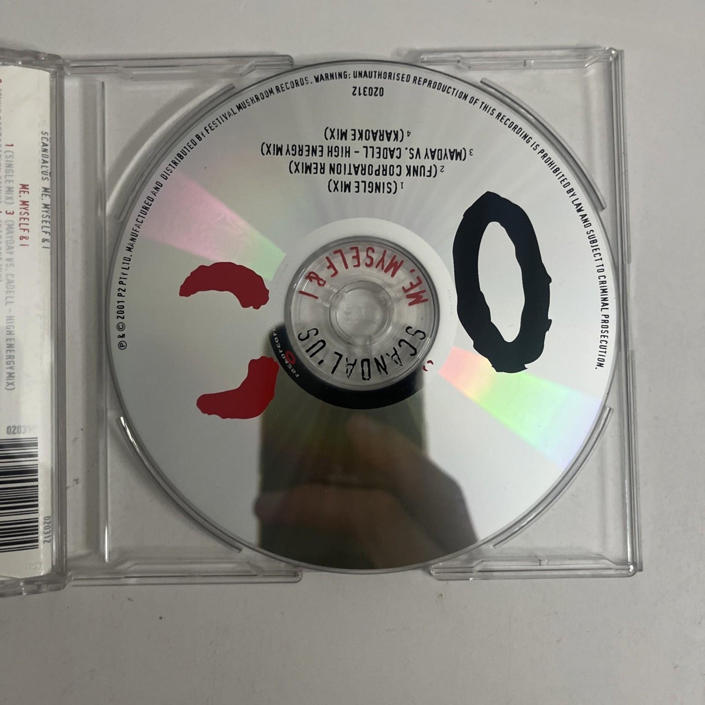 Scandal'Us – Me, Myself & I (CD, 2001) Australia 020312
