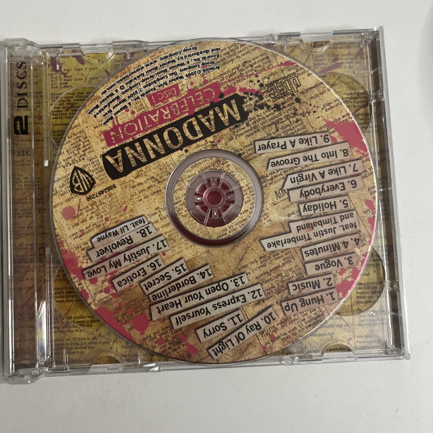 Madonna – Celebration (CD, 2009) Australia 2-Discs 9362497296