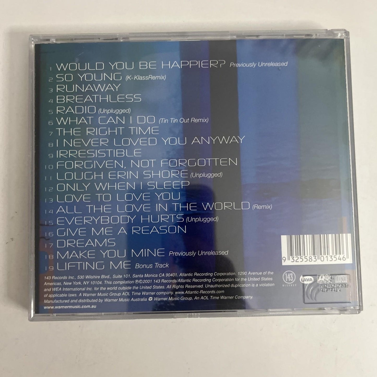 The Corrs – Best Of The Corrs (CD, 2001)  Australia 7567930752