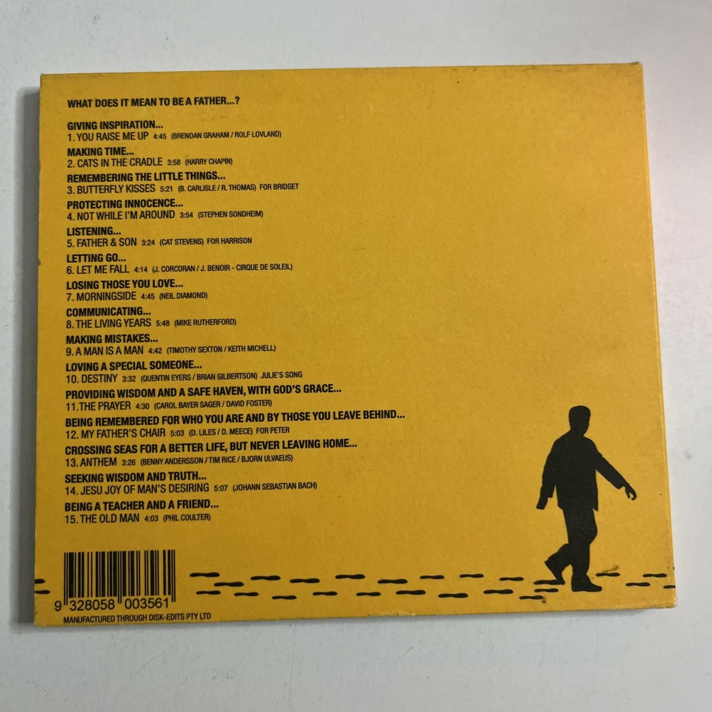 Brian Gilbertson – Songs For Fathers (CD, 2004) Digipak *Signed