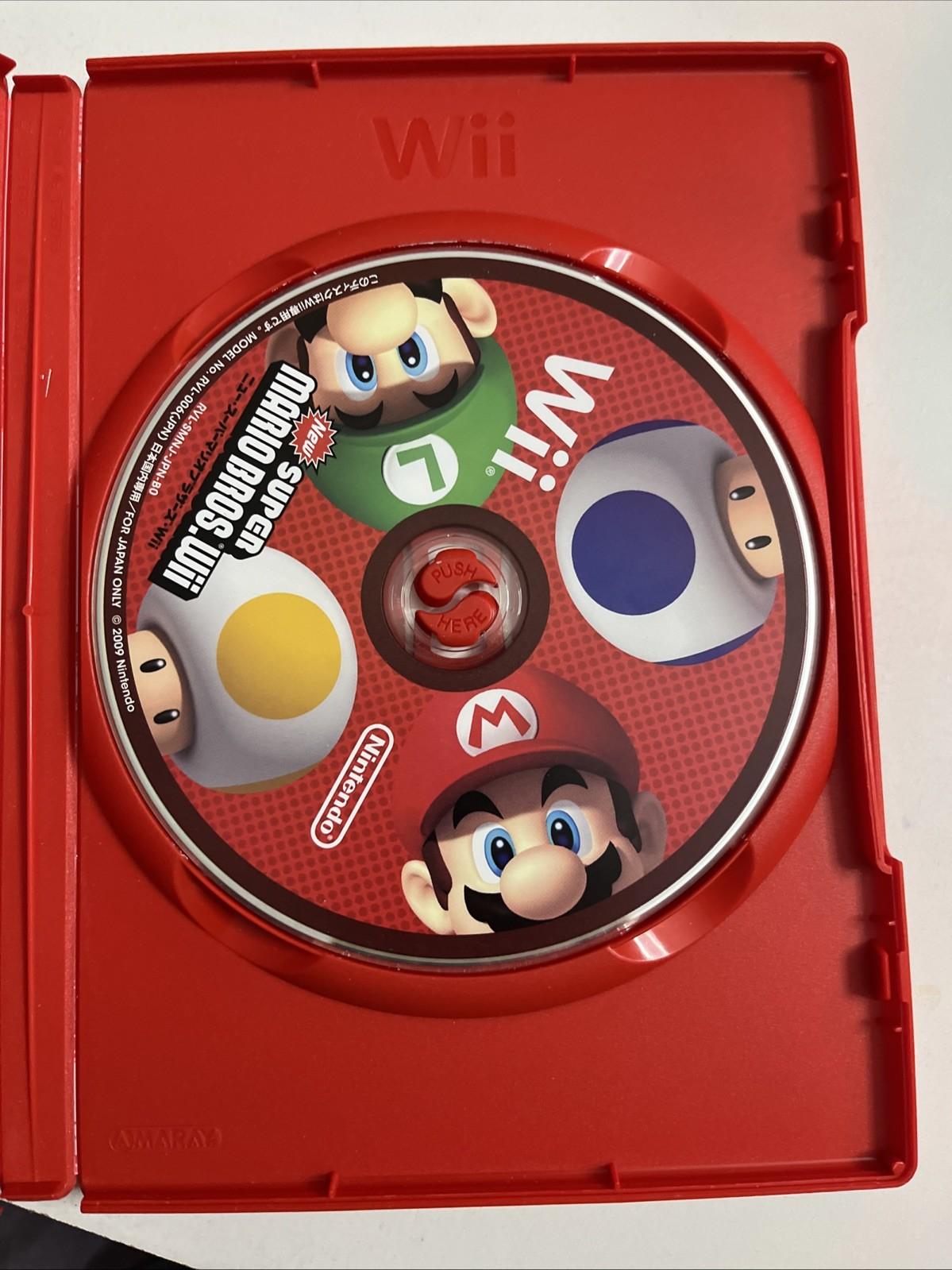 New Super Mario Bros Wii Japanese Nintendo Wii NTSC-J Game