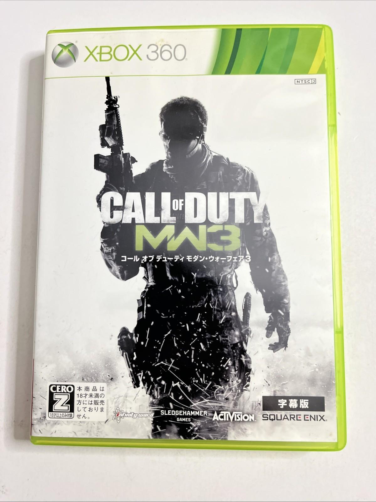Call Of Duty: Modern Warfare 3 MW3 Microsoft XBOX 360 NTSC-J Japanese Complete