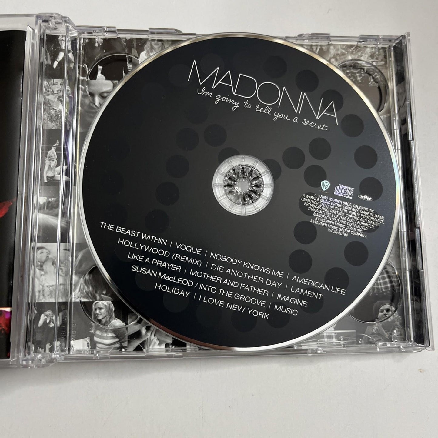Madonna – I'm Going To Tell You A Secret (CD + DVD, 2006) Japan Obi 2-Discs