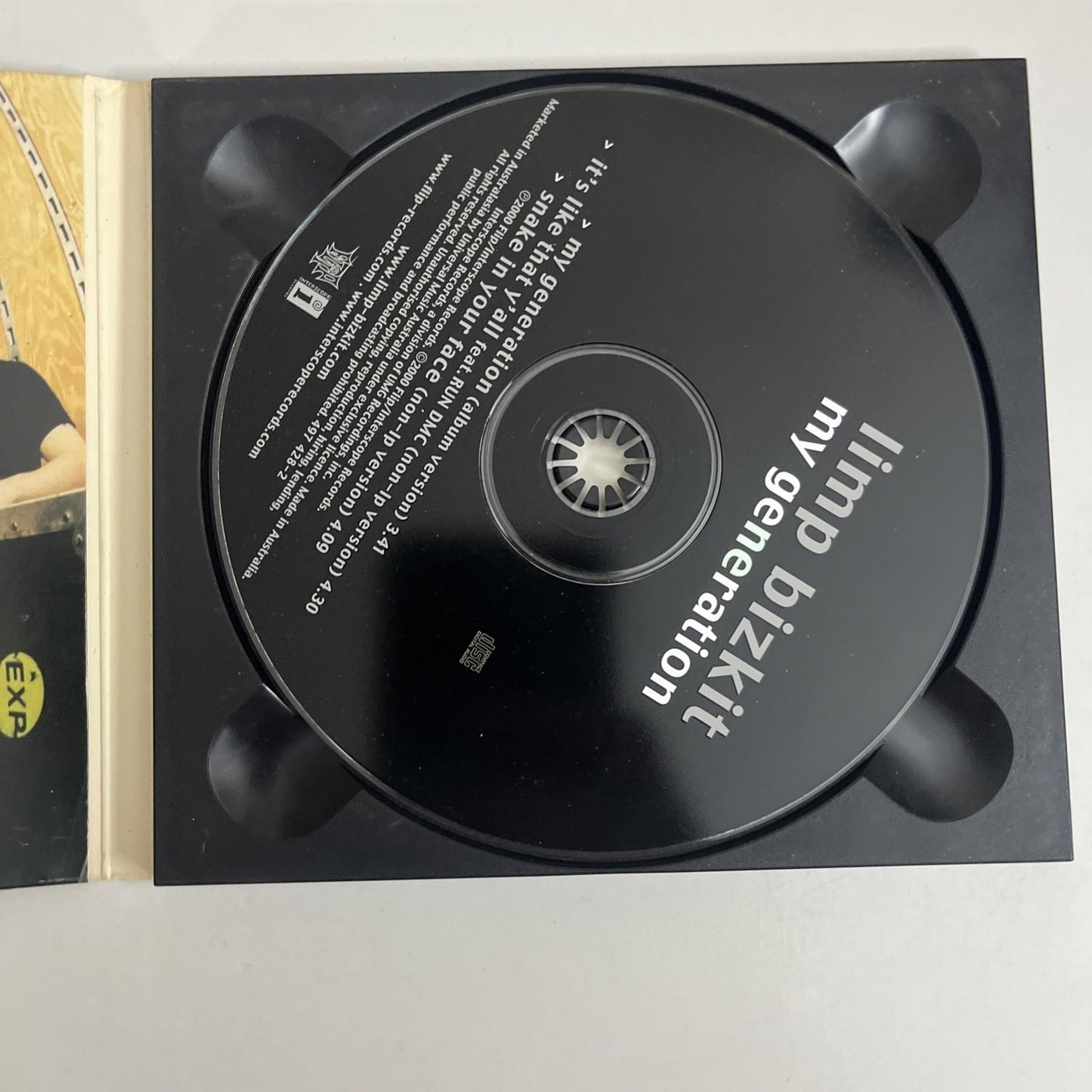 Limp Bizkit – My Generation (CD, 2000) Australasia Digipak 497 428-2