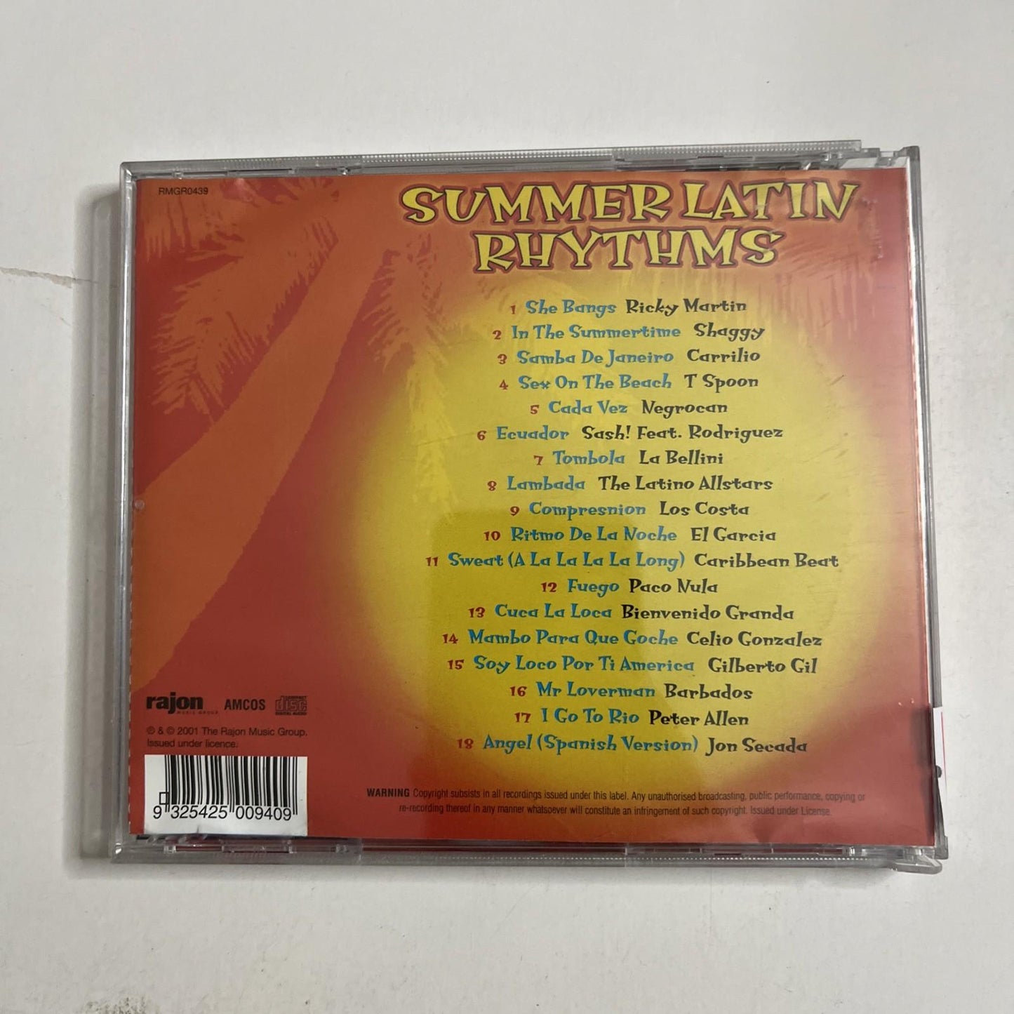 Various – Summer Latin Rhythms (CD, 2001) Australia RMGR0439