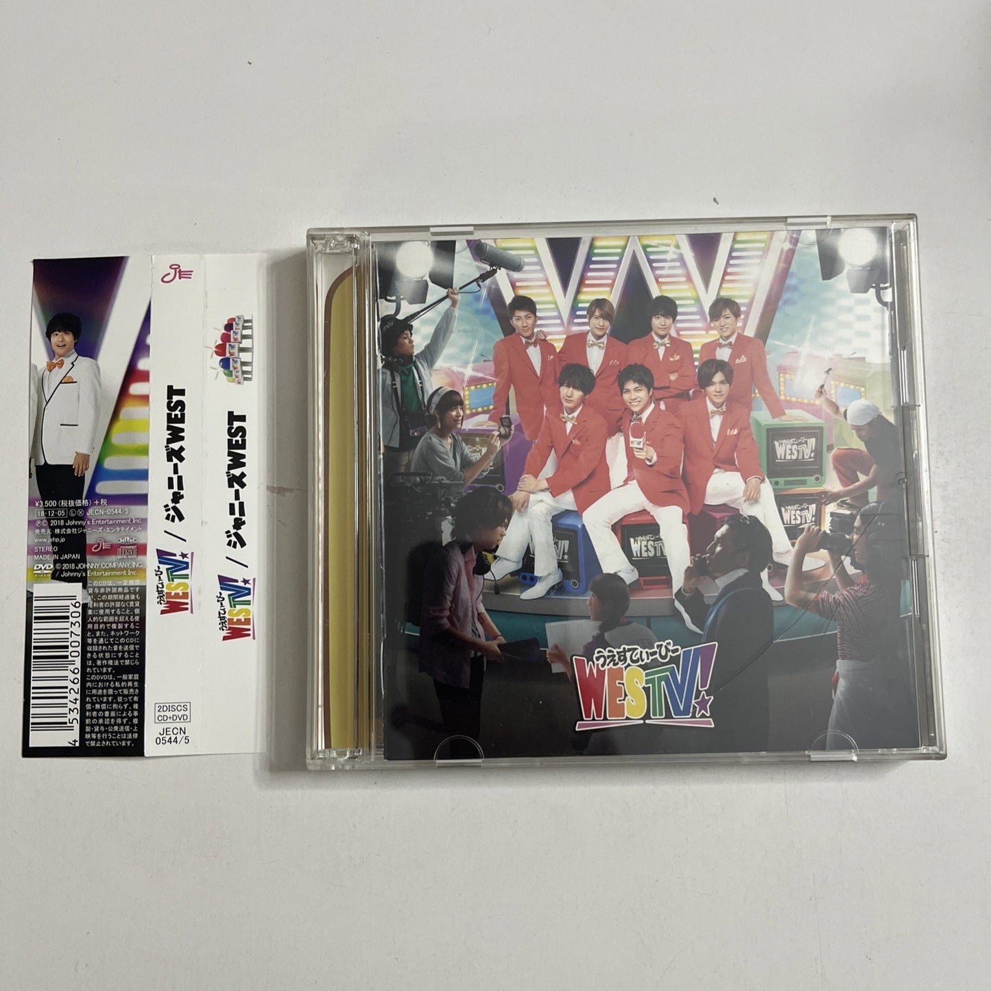 ジャニーズWEST – WESTV! Limited Edition (CD + DVD, 2018) Obi Japan 2-DIscs