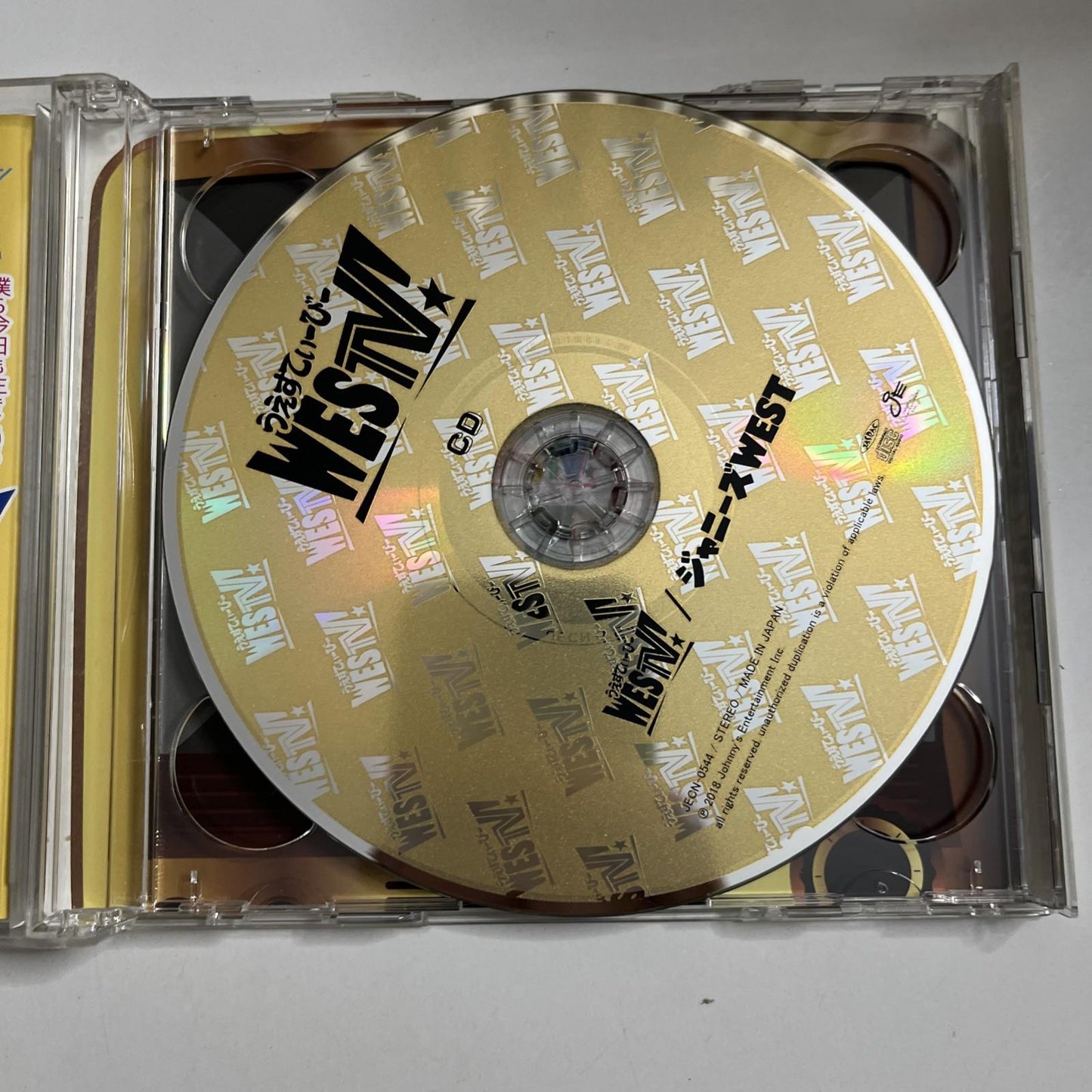 ジャニーズWEST – WESTV! Limited Edition (CD + DVD, 2018) Obi Japan 2-DIscs