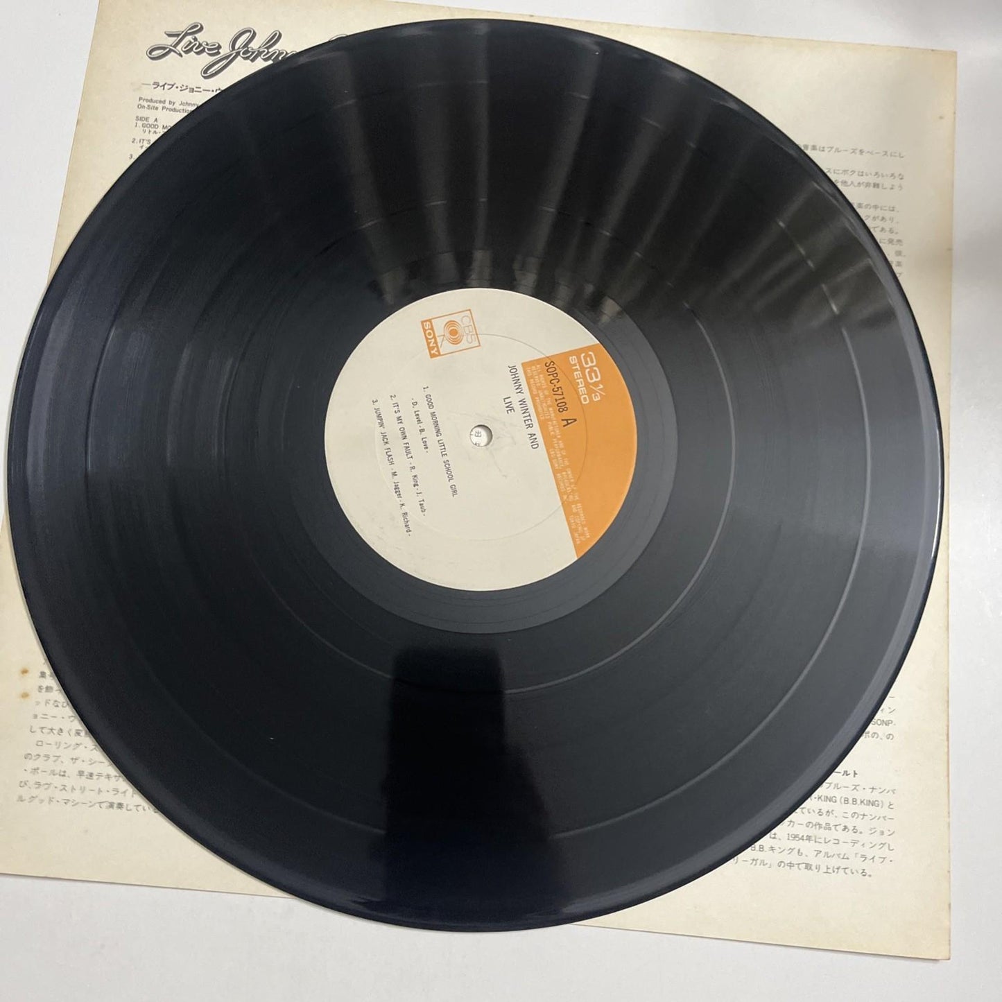 Johnny Winter And – Live Johnny Winter And (Vinyl, 1971) Japan SOPC-57108