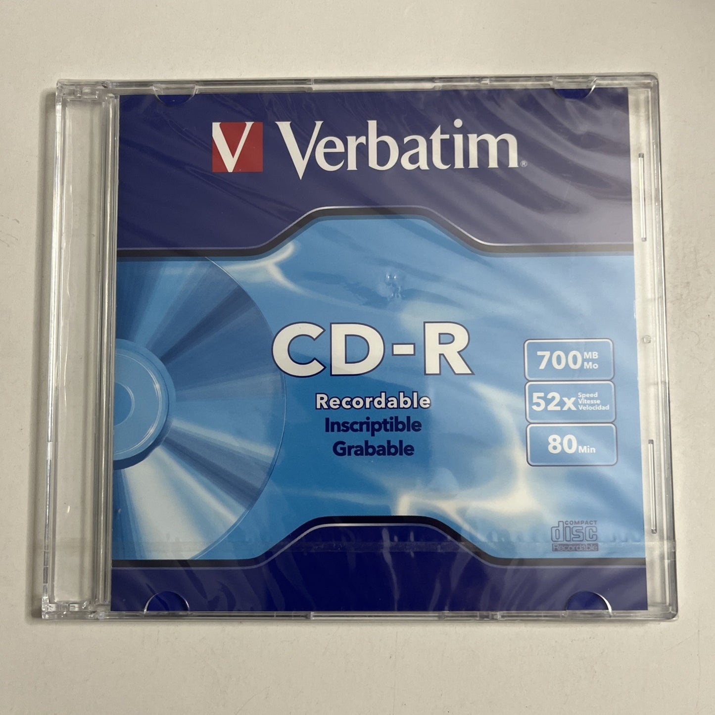 Verbatim CD-R 700MB 80min Blank Media NEW Sealed