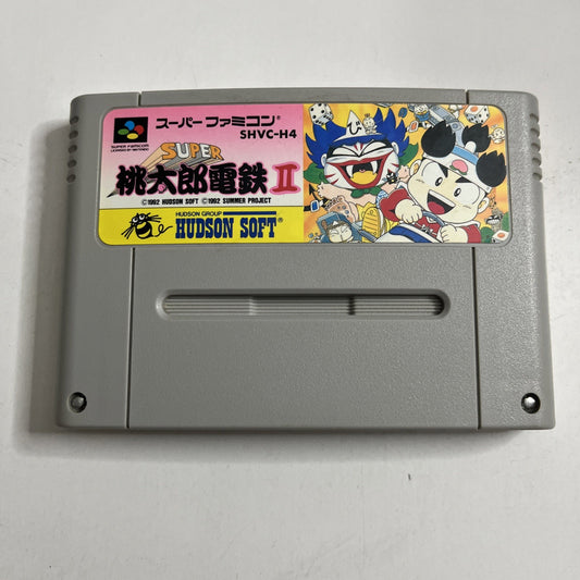 Super Momotarou Dentetsu II Nintendo Super Famicom SNES NTSC-J Japanese Game