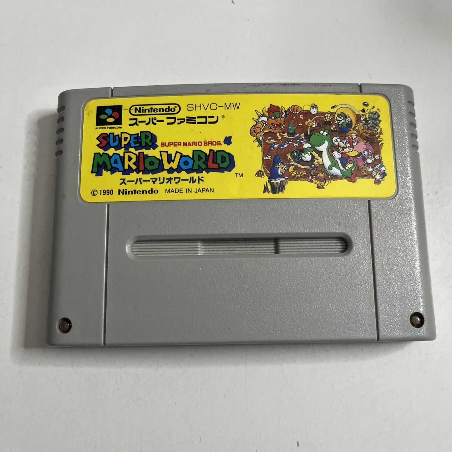 Super Mario World 1990 Nintendo Super Famicom SNES NTSC-J Japanese Game