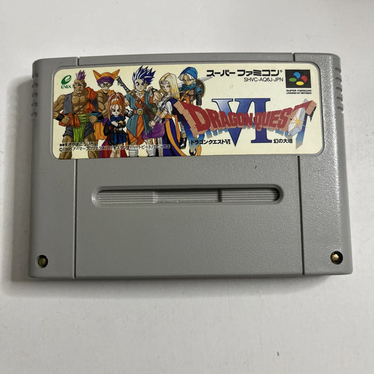Dragon Quest VI 1995 Nintendo Super Famicom SNES NTSC-J Japanese Enix RPG Game