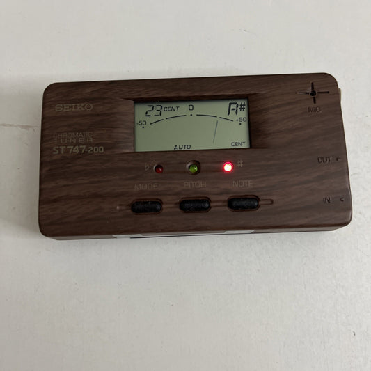 Seiko Chromatic Guitar Tuner ST747-200