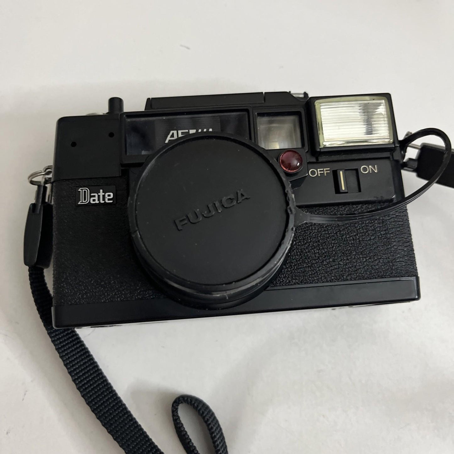 Fujica Date Film Camera *Missing Battery Lid For Parts Or Repair
