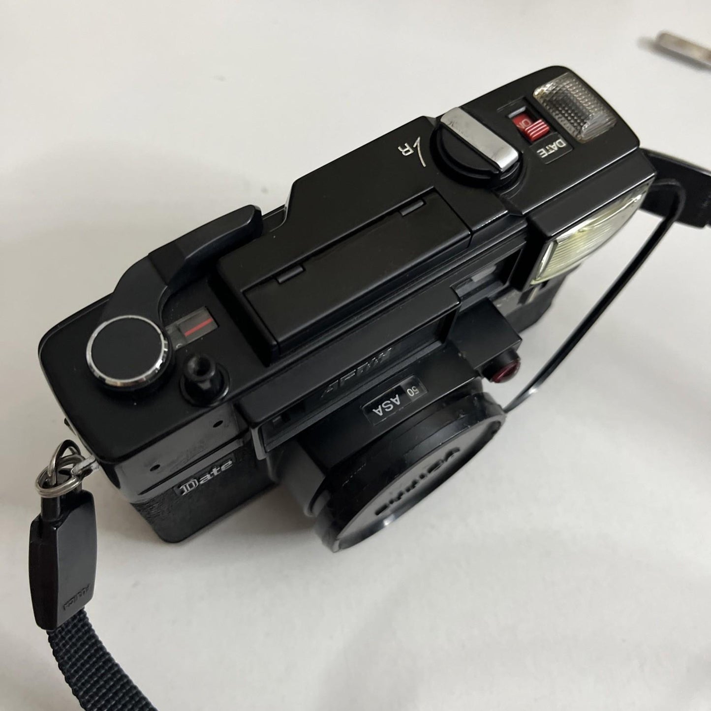 Fujica Date Film Camera *Missing Battery Lid For Parts Or Repair