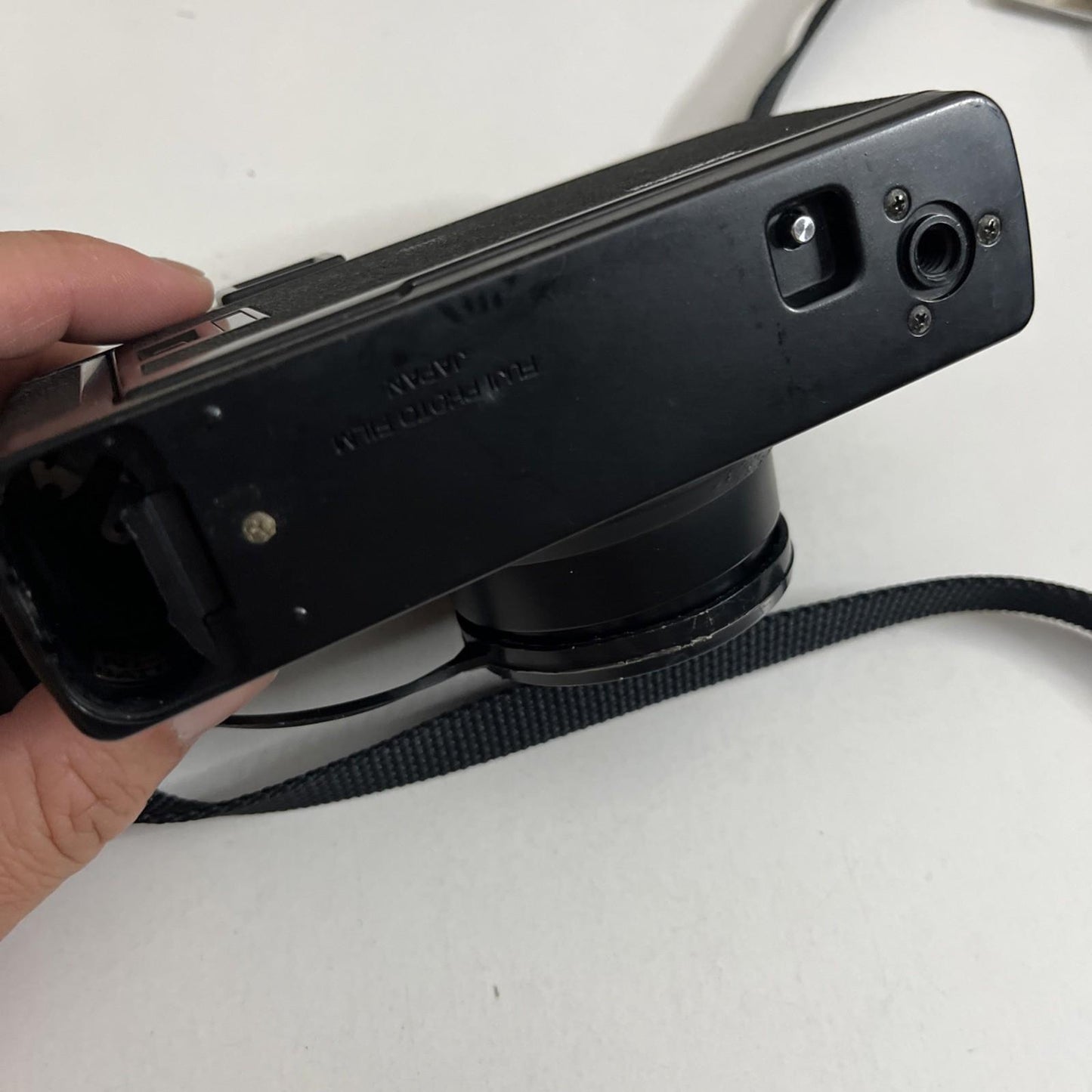 Fujica Date Film Camera *Missing Battery Lid For Parts Or Repair