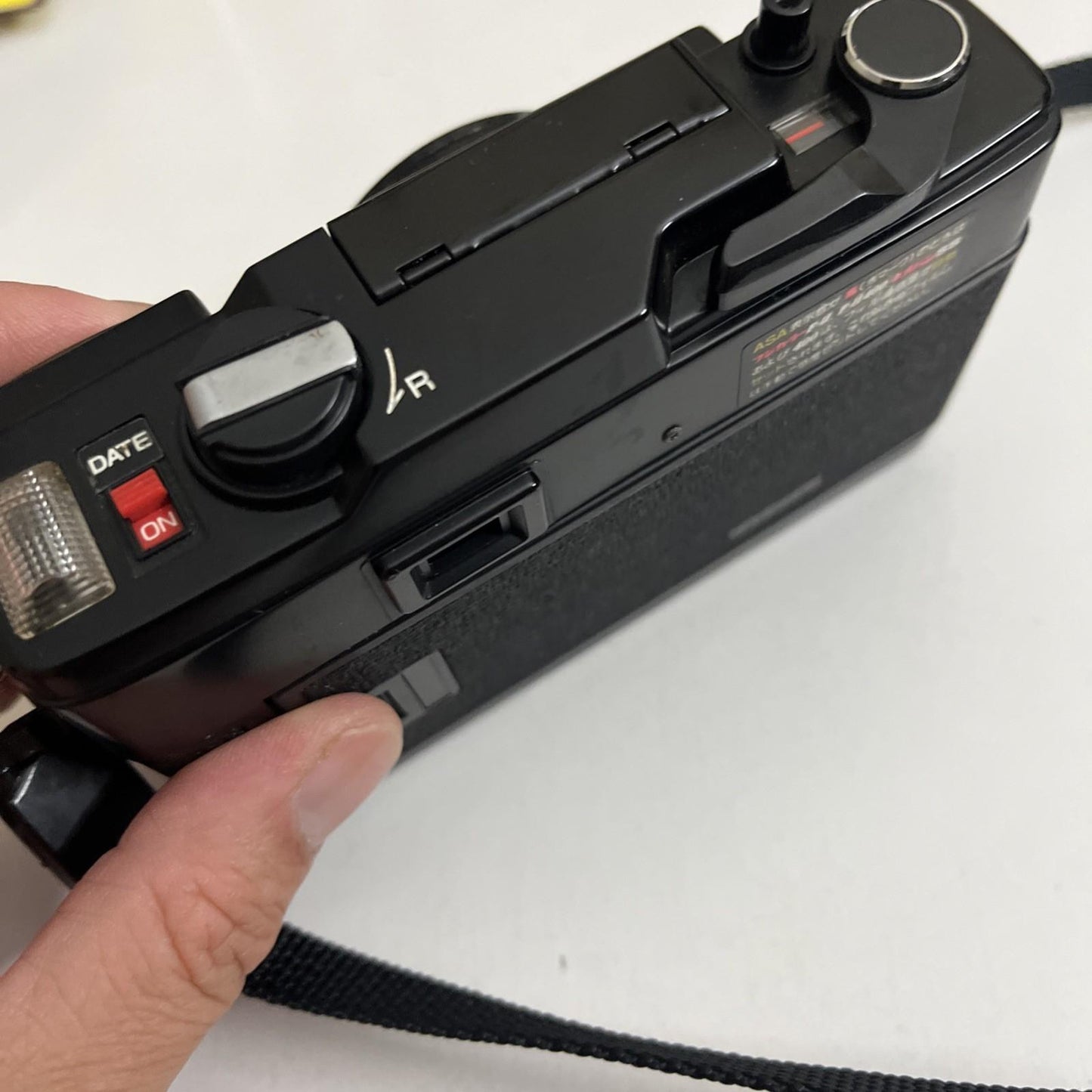 Fujica Date Film Camera *Missing Battery Lid For Parts Or Repair