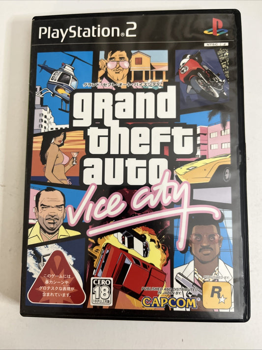 Grand Theft Auto: Vice City 2003 PS2 PlayStation 2 NTSC-J Japanese Game