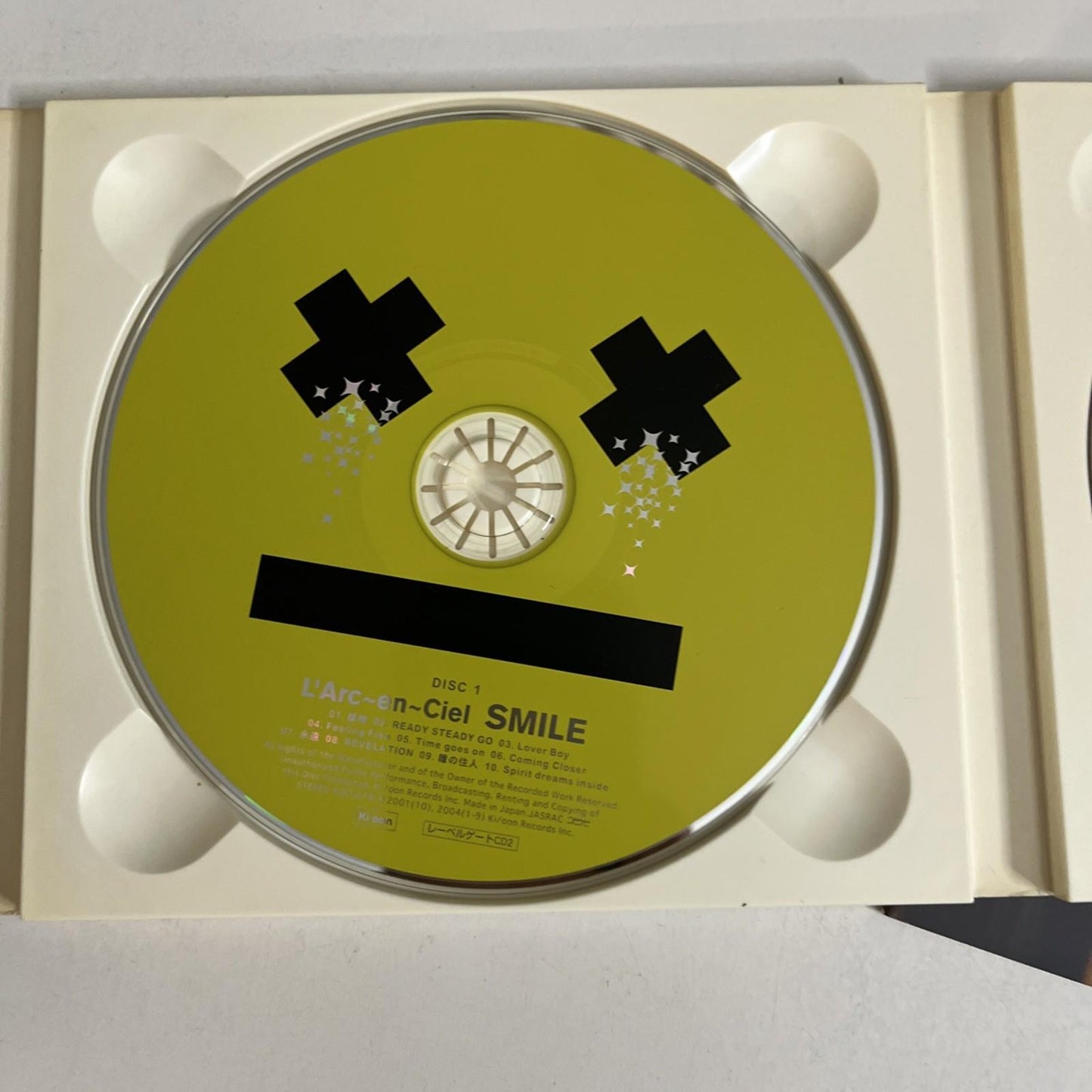 L'Arc~en~Ciel – Smile (CD + DVD, 2004) Japan Digipak Limited Edition KSCL 678-9