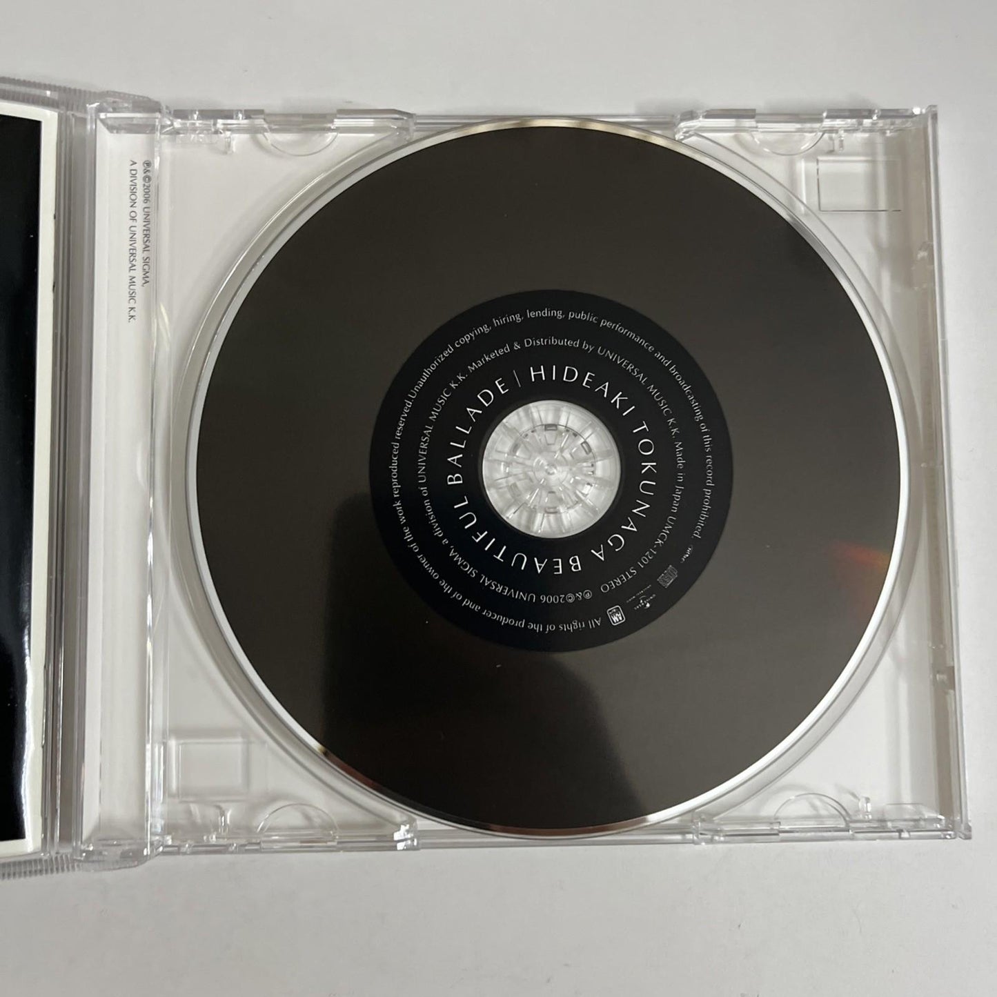 Hideaki Tokunaga – Beautiful Ballade (CD, 2006) Japan Obi UMCK-1201