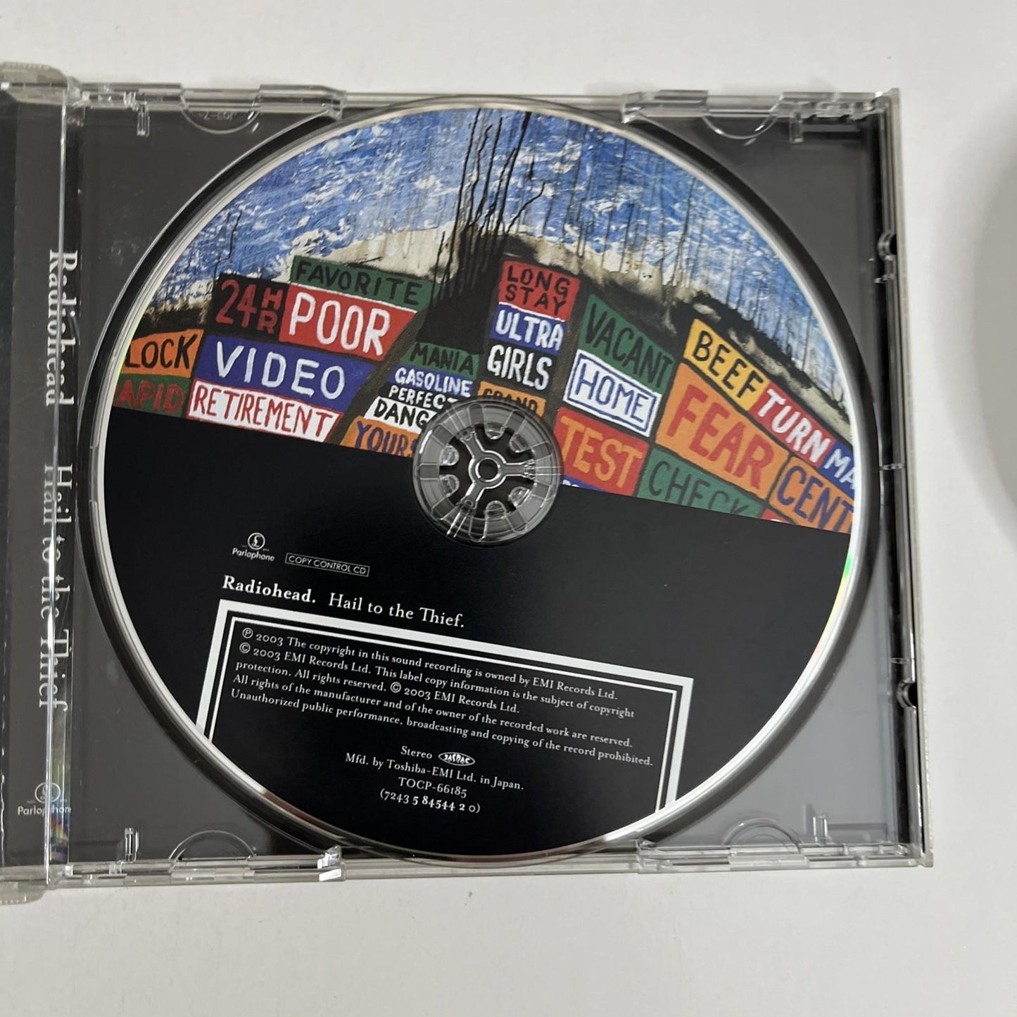 Radiohead – Hail To The Thief (CD, 2003) Japan Obi TOCP-66185
