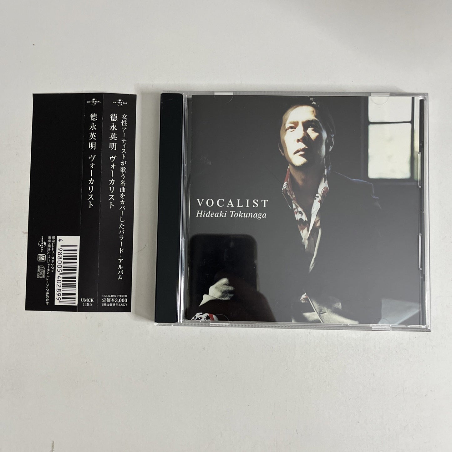 Hideaki Tokunaga – Vocalist (CD, 2005) Japan Obi UMCK-1195