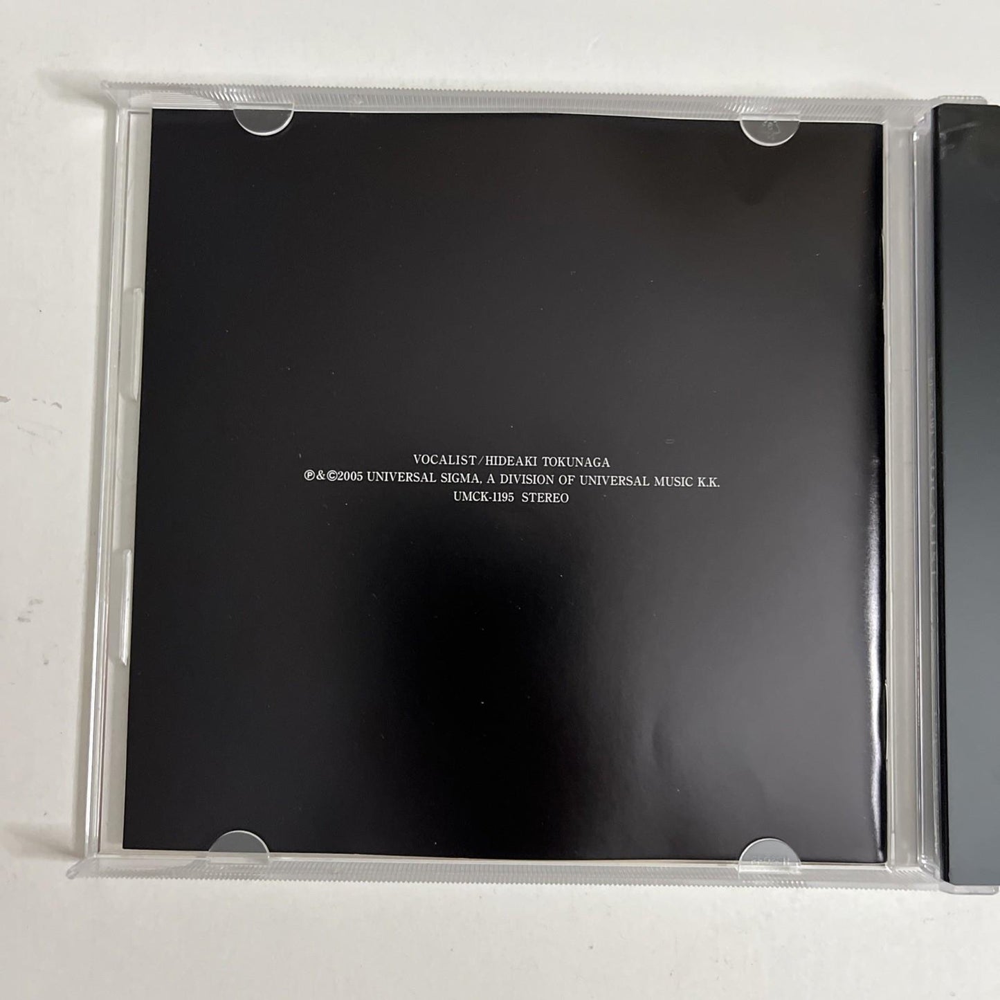 Hideaki Tokunaga – Vocalist (CD, 2005) Japan Obi UMCK-1195