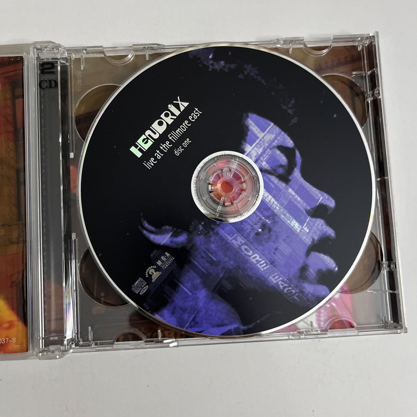 Jimi Hendrix – Live At The Fillmore East (CD, 1999) Japan Obi 2-Discs