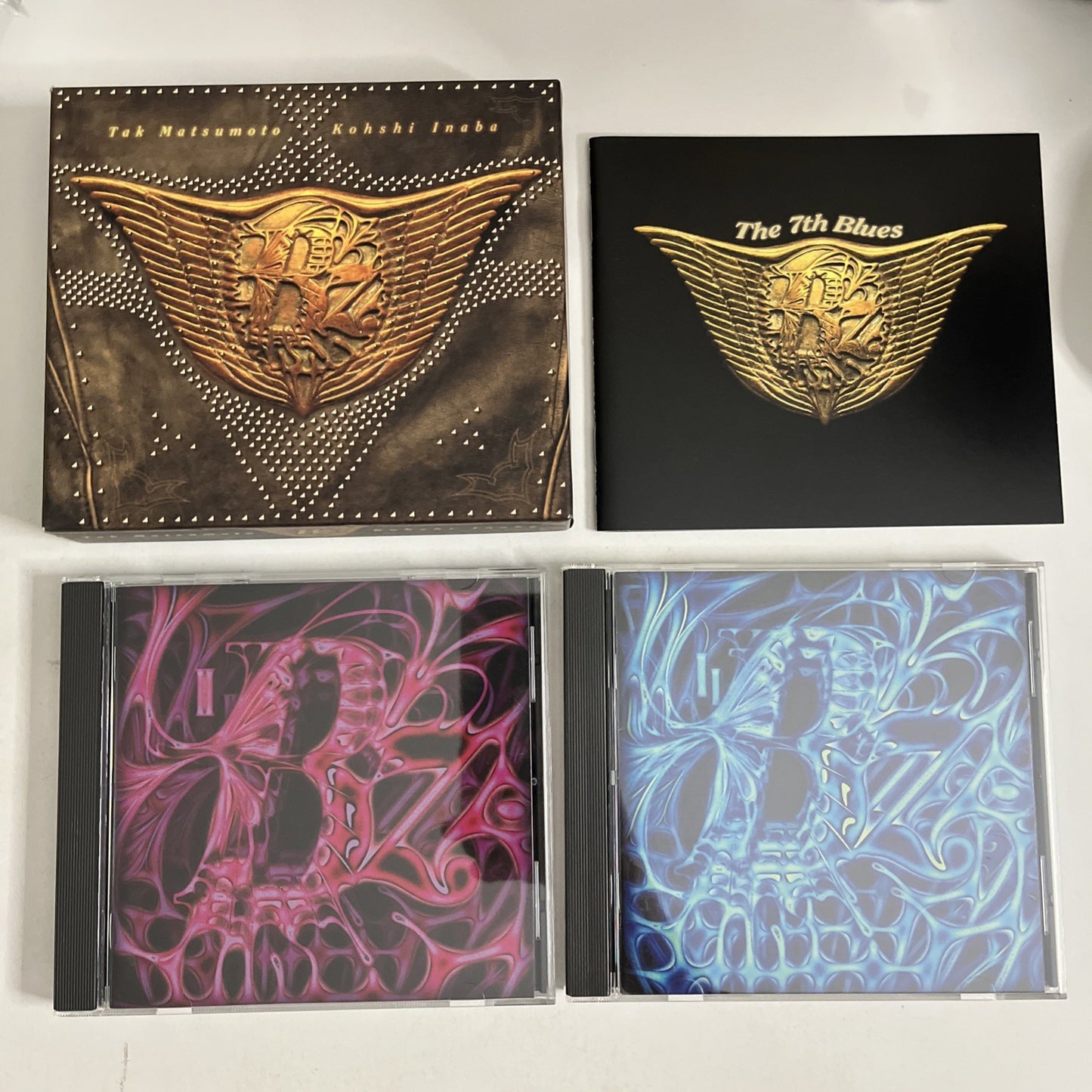 B'z – The 7th Blues (CD, 1994) Japan 2-Discs BMCR-6601~02