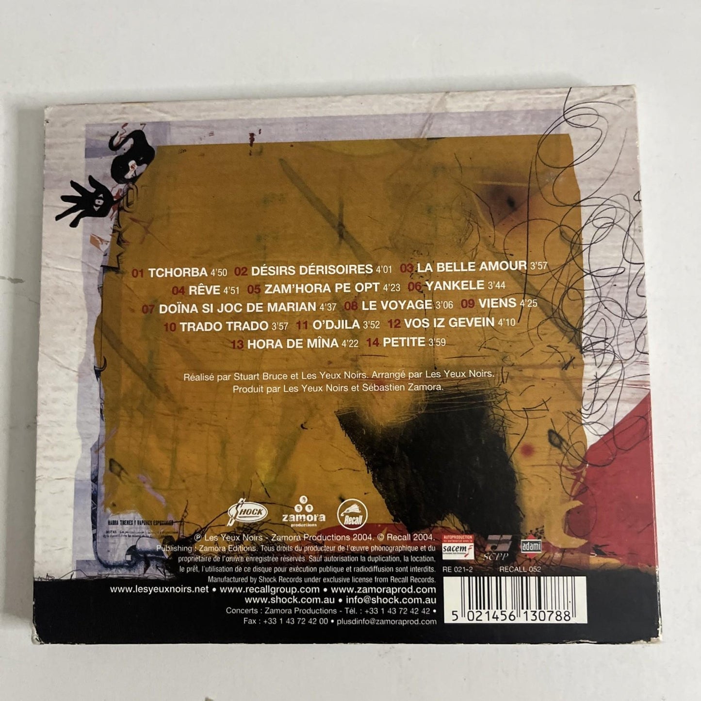 Les Yeux Noirs – Tchorba (CD, 2004) Australia Digipak RECALL 052