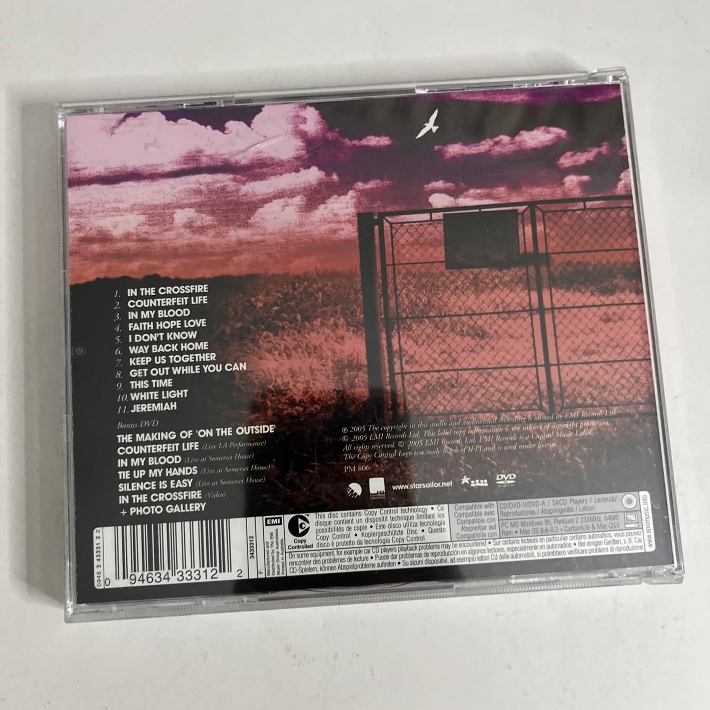 Starsailor – On The Outside (CD, 2005) Europe 2-Discs 0946 3 43333 2 2