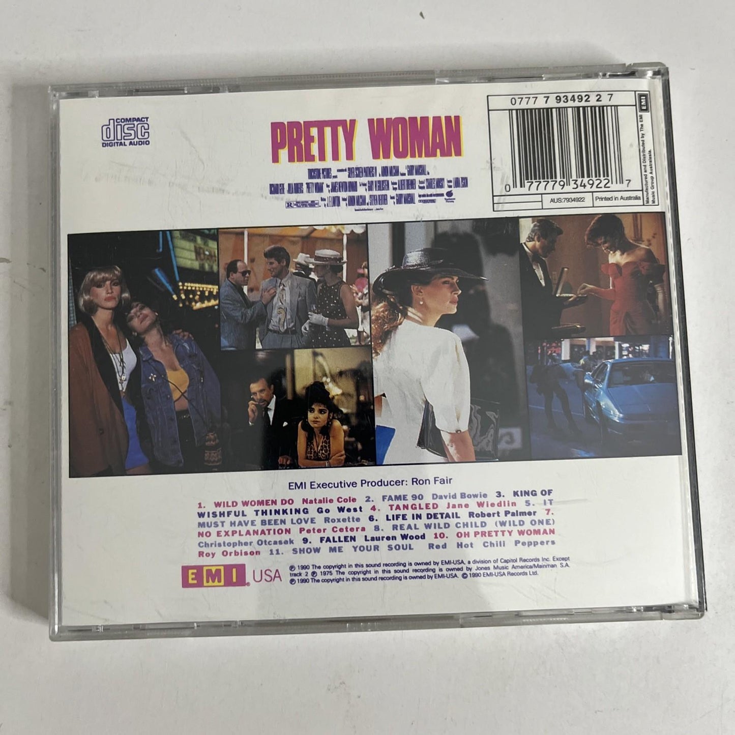 Pretty Woman (Original Motion Picture Soundtrack) (CD, 1990)  US CDP-593492