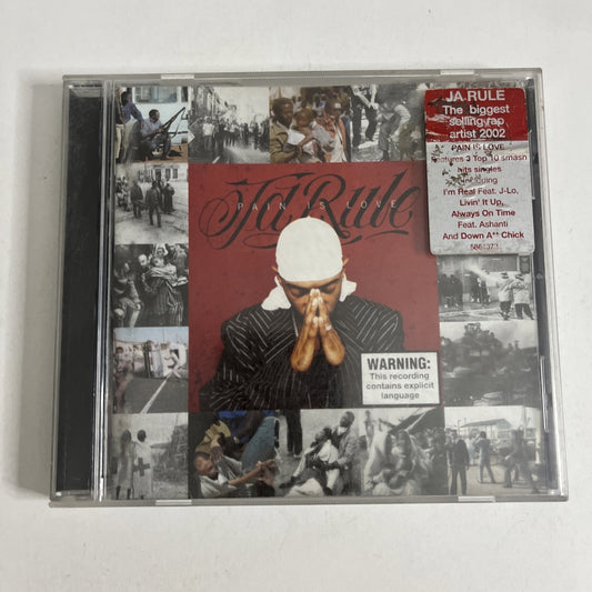 Ja Rule – Pain Is Love (CD, 2001) Australasia 586 437-2