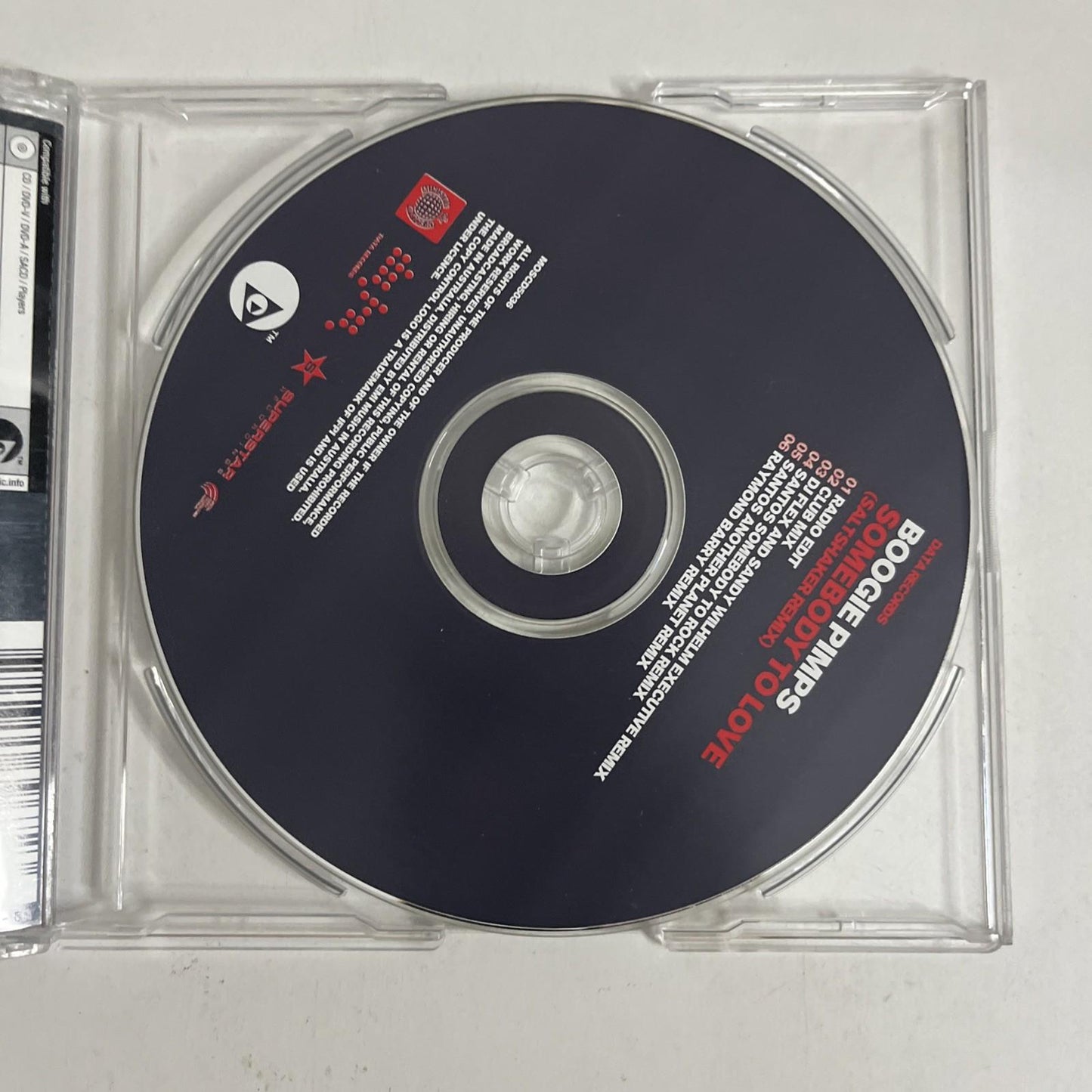 The Boogie Pimps – Somebody To Love (Saltshaker Remix) (CD, 2003) MOSCD5036