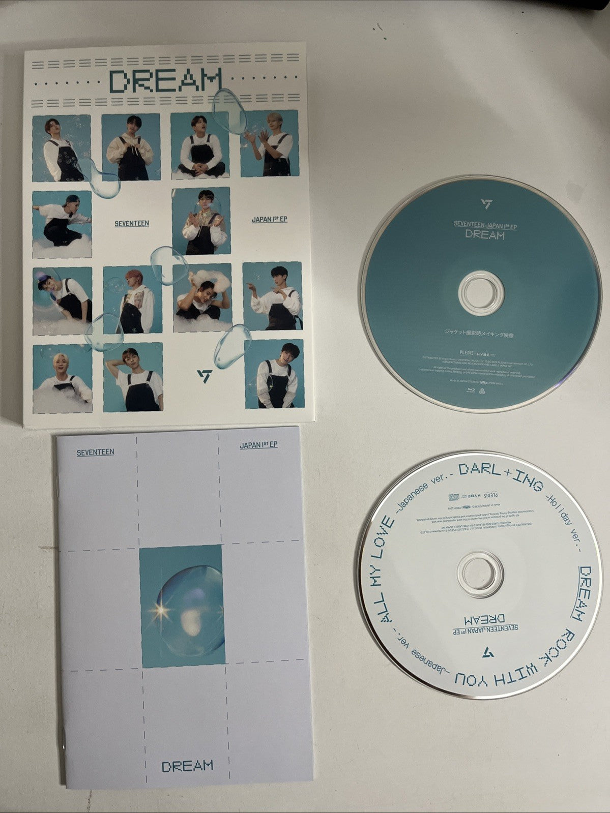 Seventeen – Dream (CD + Blu-ray, 2022) Japan 2-Discs Limited Edition PROV-1045