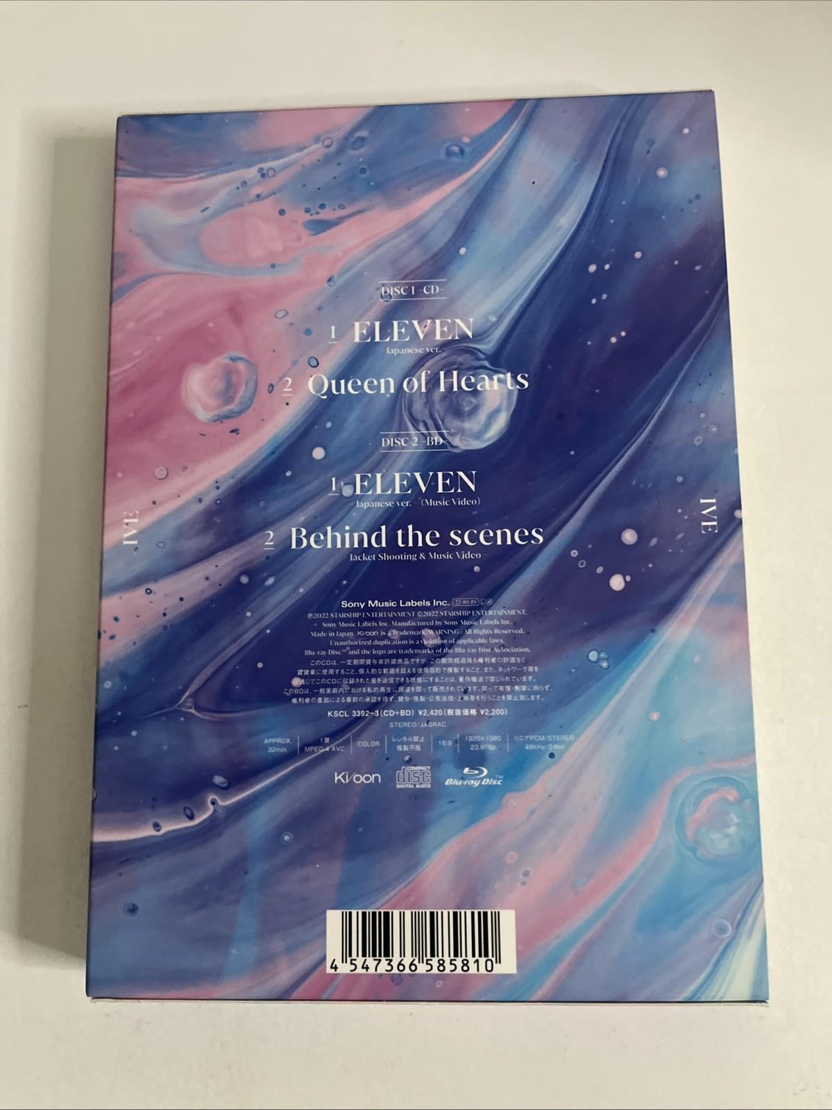 Ive – Eleven (Japanese Version) (CD + Blu-ray, 2022) Japan 2-Discs KSCL-3392