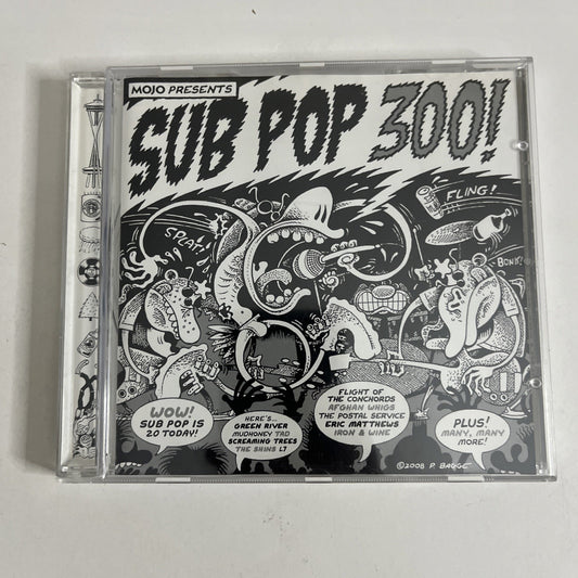 Various – Sub Pop 300! (CD, 2008) UK August 2008